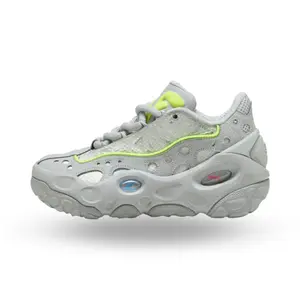 Puma Youth LaMelo Ball LaFrancé RNR Sneaker, Casual Streetstyle Footwear with Recycled Materials, Breathable Upper, and Lugged Sole, Grey Neon