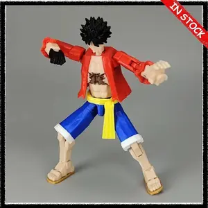 3d Printed One Piece Monkey D Luffy T13 Dummy 13 Multi-Jointed Movable Shapeshift Action Figures Custom Gifts Toys