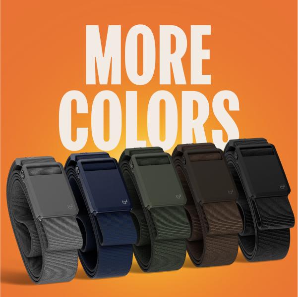 Groove Life Groove Belt Ultra - Trek | Comfortable, Lightweight, Durable, Adjustable Stretch Belt for Men, Magnetic Curved Polymer Buckle, Machine Washable, Limited Lifetime Warranty