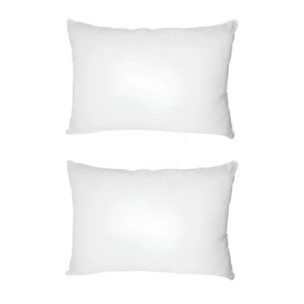 2-Pack Standard/Queen Size Comfort Complete Bed Pillows - Durable Memory Foam, Soft, Ergonomic Pillows for Restful Sleep