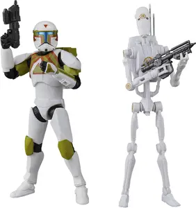 STAR WARS The Black Series Clone Commando (Urban Fighter) & B1 Battle Droid (Training), Battlefront II 6 Inch Action Figures