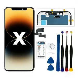 iPhone X Screen Replacement Kit, LCD Display & 3D Touch Digitizer Frame Assembly, Repair Tools Included, Models A1865/a1901/a1902