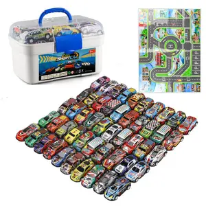 50PCS Metal Pull Back Cars Set for Kids | Alloy Race Car Toys Bulk Pack | Mini Vehicles for Boys Girls Ages 3-8 | Party Favors, Birthday Gifts, Goodie Bag Stuffers | Classroom Prizes