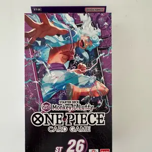 Bandai Namco One Piece TCG Starter Deck ST-26 Monkey D Luffy Purple Black Edition Card Game