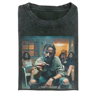 Rick Grimes T-Shirt, The Walking Dead Vintage Graphic Tee, Classic Zombie TV Show Fan Shirt, Retro Horror Series Top, Unisex Soft Crew, Gift for Men, Gift for Women, Crew Neck T-shirt, Trending T-shirt