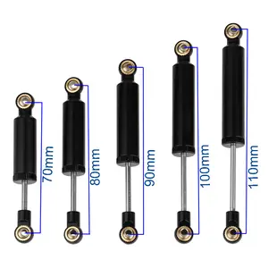 4pcs Black 70/80/90/100/110mm Shock Absorber Damper Internal Spring Built-in Spring For 1/10 RC Crawler Axial SCX10 I II III RBX10 Wraith TRX4 MST Redcat