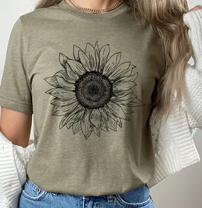 Sunflower Sunflower Shirt_ Floral Tee Shirt_ Flower Shirt_ garden Shirt_ Women's Fall Shirt_ Sunflower T-shirt Sunflower Shirts_ Sunshine Tee