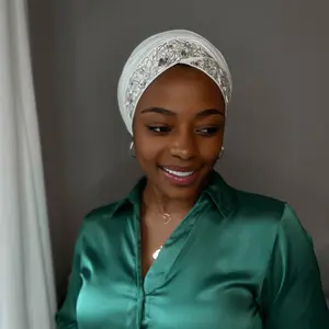 Turban with Diamond Embellishments