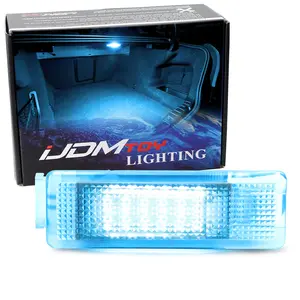 iJDMTOY Super Bright Aqua Ice Blue LED Trunk Cargo Area Lamp For Volkswagen Golf GTi Jetta Passat CC Touareg EOS Tiguan, OEM Replacement, Powered by 24-SMD LEDs & CAN-bus Error Free