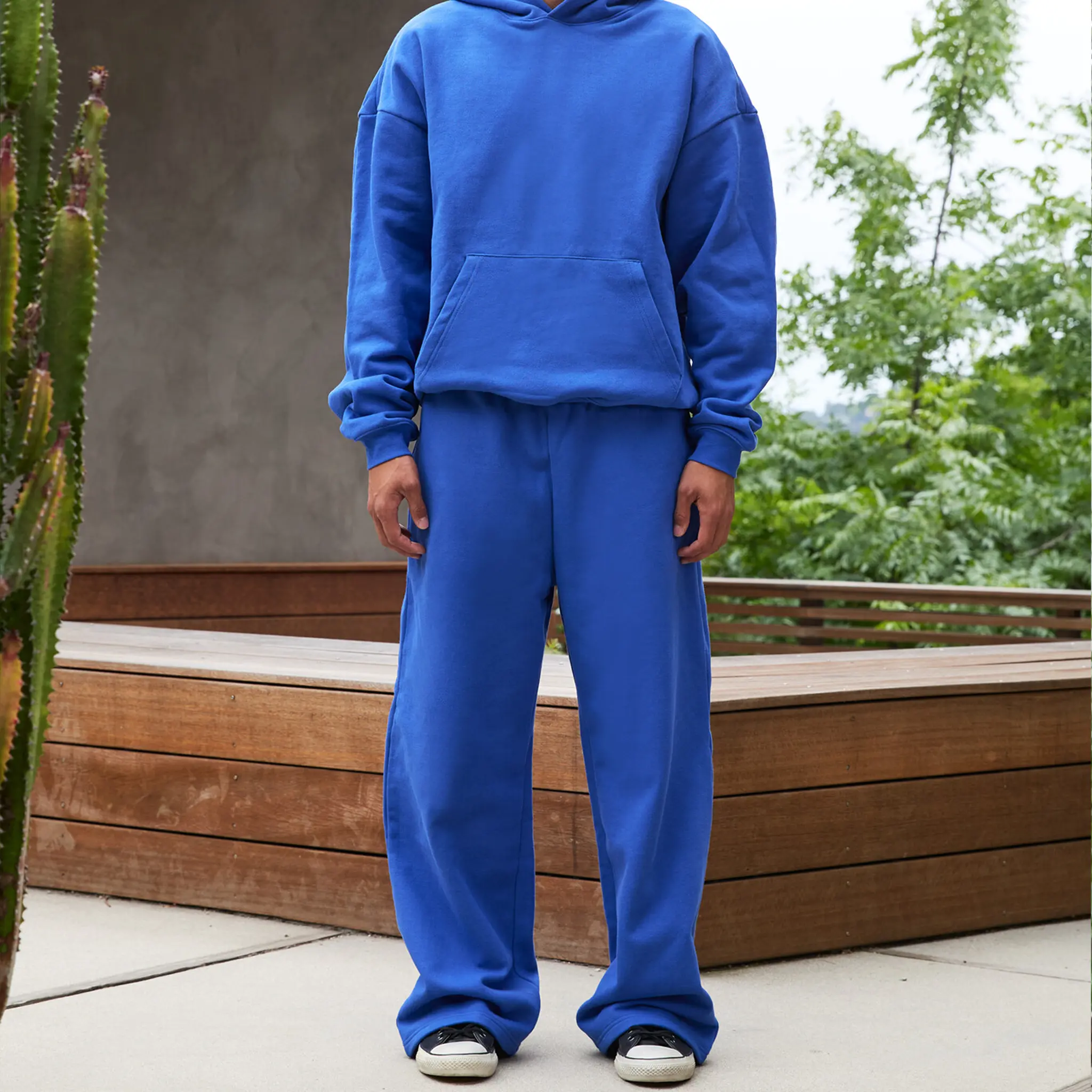 600 GSM 'Royal Blue' Core Sweatpants contemporary versatile put together streetwear classic sophisticated effortless flattering on trend chic look stretch fit trending now bottoms