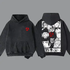 ZagonStore Vintage Obito Uchiha - Naruto #11 Hoodie T-Shirt, Oversized Graphic Tee, Anime Hoodie, Y2K Streetwear, Streetwear Fit, Anime Outfit, Limited Drop, Exclusive Design