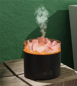 herbal diffuser The 7-color aromatherapy spray machine offers excellent sleep services. The crystal rock humidifier, the mini household bedroom odor-eliminating essential oil fragrance.