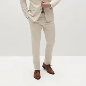 Men's Tan Suit Pants
