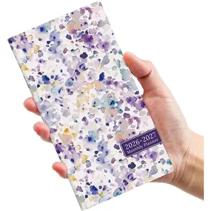 Pocket Calendar 2026-2027 for Purse, Two Year Monthly Planner Pocket Size 6.5" x 3.5", Jan 2026 - Dec 2027 Monthly Planner Small Calendar for School, Work and  -  Blocks