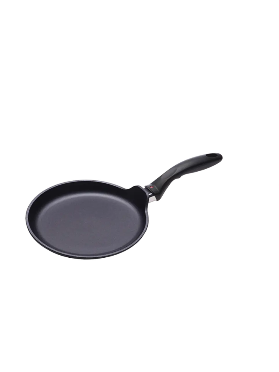 Swiss Diamond 6224i 9.5 in. Diamond Reinforced Induction Compatible Nonstick Crepe Pan - 2.60 lbs, Even Heating, Dishwasher Safe for Desserts
