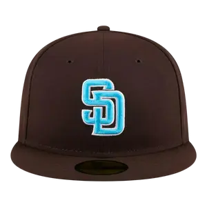 New Era 59Fifty MLB San Diego Padres Father’s Day 2024 Fitted Hat Brown/Blue UV