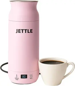 Jettle Electric Kettle - Travel Portable Heater for Coffee, Tea, Milk