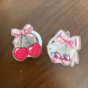 Cherry Coquette Aesthetic Magsafe Phone Grip - Magnetic Pop Socket & Kickstand - Gift for Her