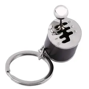 [ Car-Themed Key Accessory ] Car Shifter Keyring – 1 Pack Creative Auto Gear Model Unique Auto Gear Shifter Design Durable Keychain Compact Size