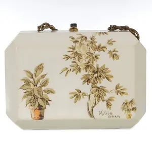 Hard Shell Purse with Beautifully Painted Scene