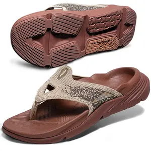 PCSsole Plantar Fasciitis Sandals for Men - High Arch Support Flip Flops with Comfort Cushion & Rubber Sole - Recovery Thong Orthotic Sandals for Foot Pain - Flat Feet - Arch Pain - Heel Pain TikTokShopHolidayHaul