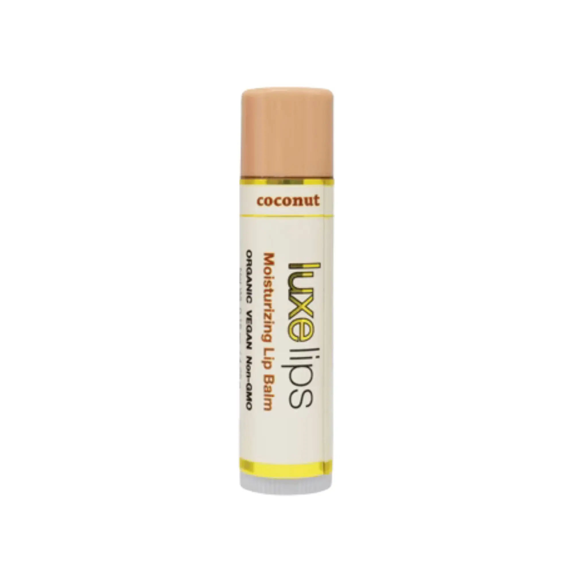 Luxe Lips - Beeswax Free, Nut Free Lip Balm - Coconut Scent
