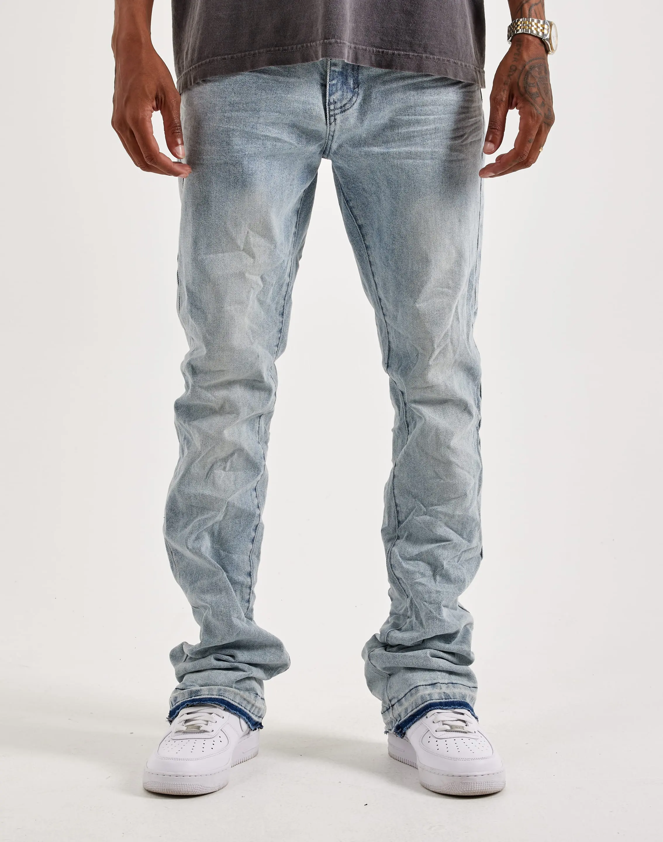 Mens WAIMEA Flared Denim Jeans