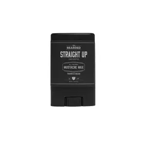 Live Bearded Straight Up Mustache Wax - Medium-Hold Pocketable Tube for Training & Styling - All Natural, Unscented, Easy to Use Live Bearded Straight Up Mustache Wax - Medium-Hold Pocketable Tube for Training & Styling - All Natural, Unscented, Easy to Use