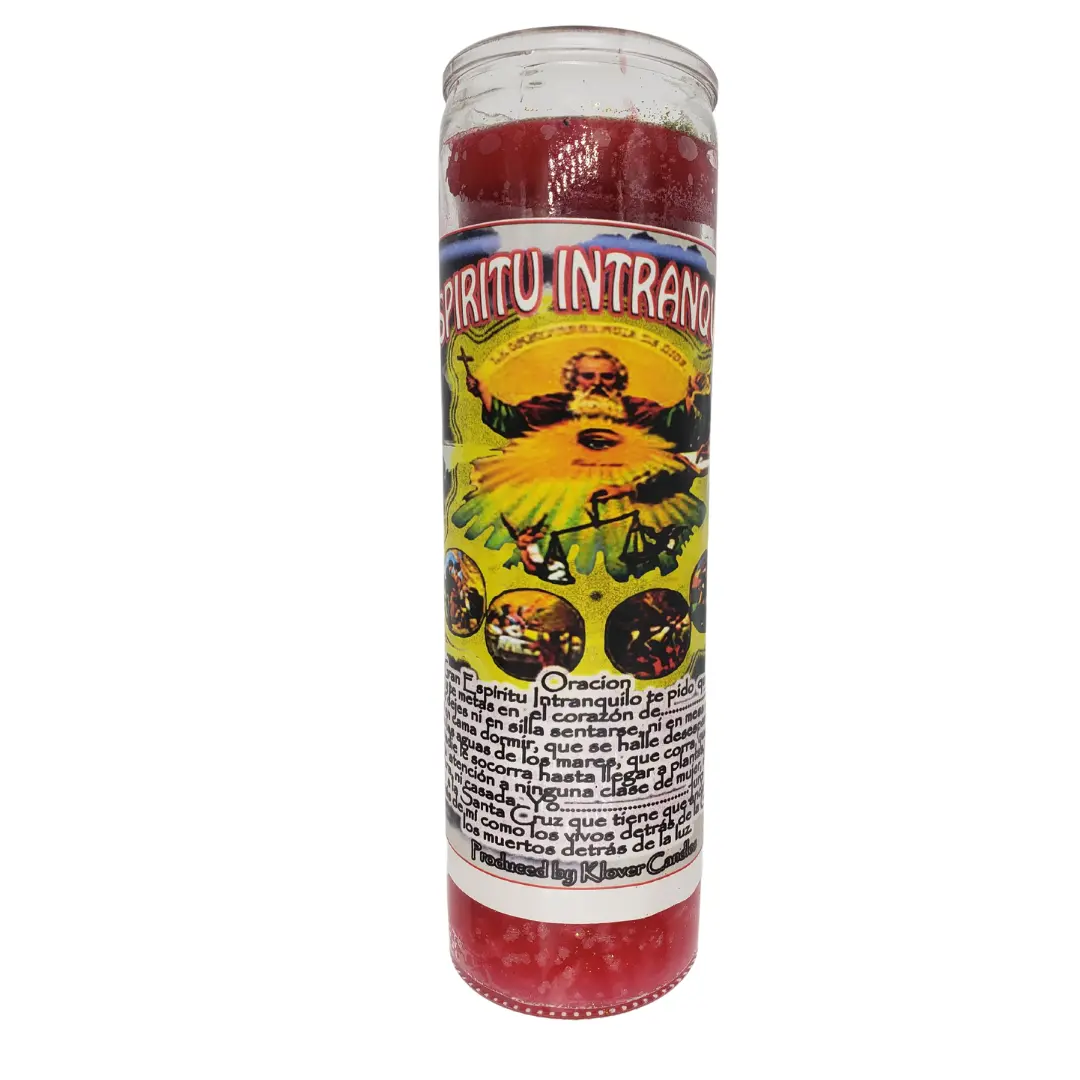 Veladora Preparada Espiritu Intranquil / Uneasy Spirit Prepared Ritual Candle