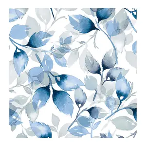 Lillian August Watercolor Leaves Peel and StickWallpaper