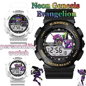 Neon Genesis Evangelion cute, stylish, cartoon, personalized kawaii boys and girls student watch, birthday gift for friends
