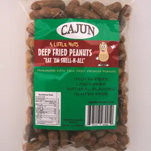 Cajun Deep Fried Peanuts - GLUTEN FREE - SUPER KETO - 6 Pack