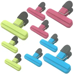 UNIYO 9Pack Large Chip Bag Clips - Assorted Sizes Food Bag Clips Plastic Heavy Seal Grip