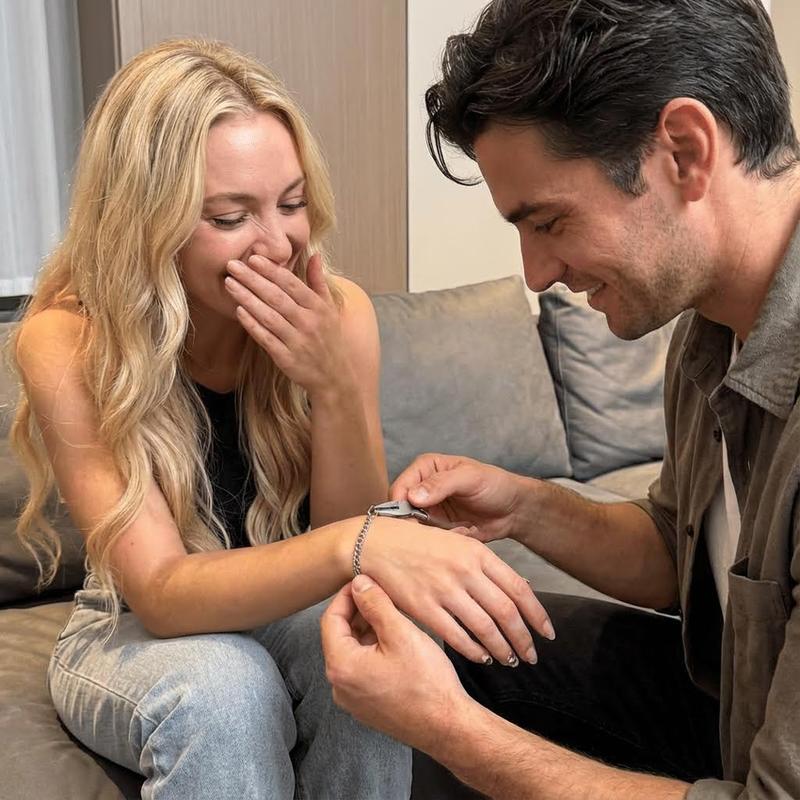 【Fast Shipping】Soullink Permanent Couples Bracelets with Special Clasp - Perfect Date Night Gift for Anniversary and Birthday