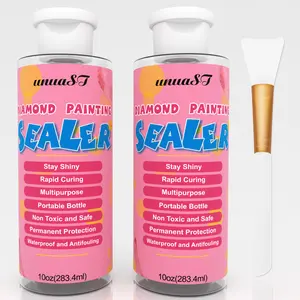 Diamond Painting Sealer Kits 560ML, Diamond Painting Glue for Diamond Painting Sets, Diamond Art Glue is Used to Protect Diamond Paintings, Permanent Sparkle Diamond Art Sealer kit (20oz)
