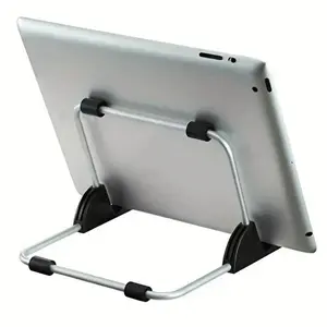 Folding Ergonomic Tablet Stand, Adjustable Desk Holder Accessories for Smartphones, Cellphones, Mobile Devices, Laptops – Indoor Recreation Home Office Must-Have for Work, Travel