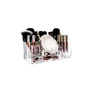 Impressions Vanity Brush and Makeup Organizer Tray in Clear
