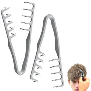 Men's Textured Styling Comb Set, Hair Styling Tool, Haircare, Dual-Sided Design, Wide Tooth Side for Volume, Fine Tooth Side for Texture, Salon-Style Results