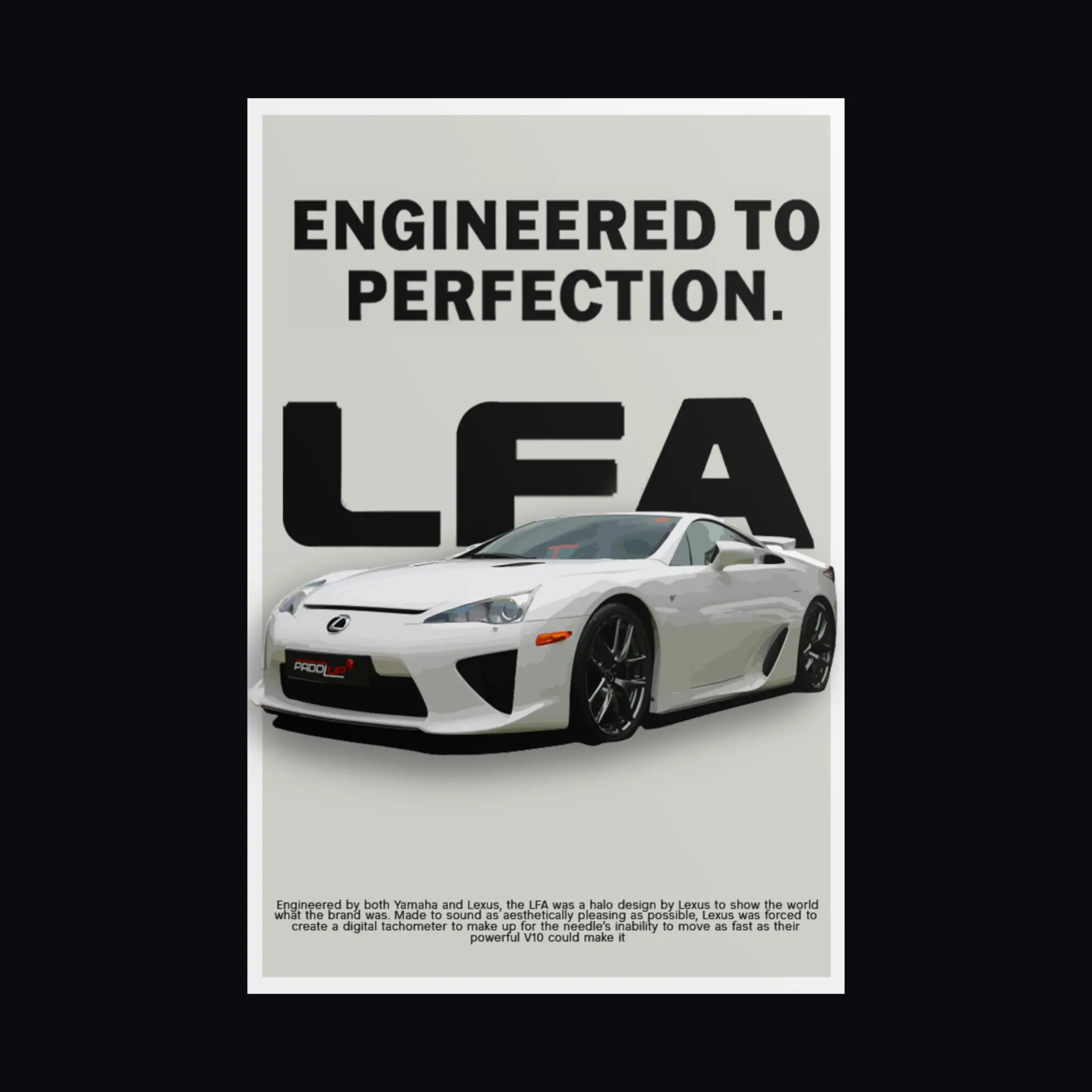 Lexus LFA Poster
