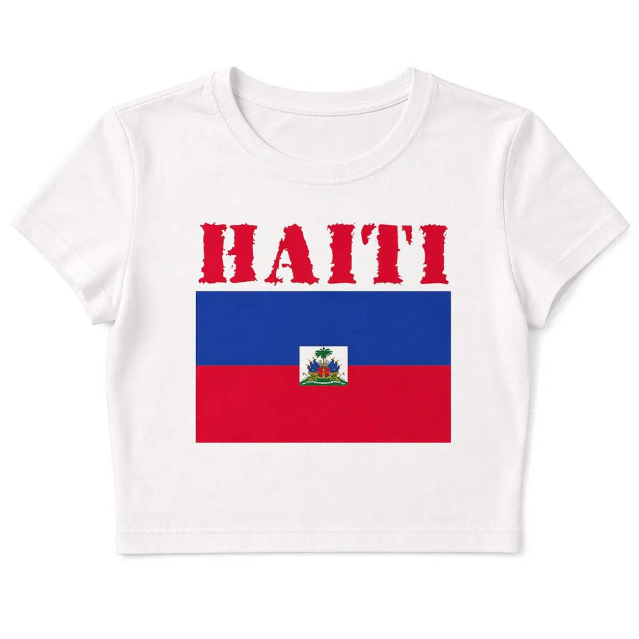Woman Haiti Crop Top Shirt