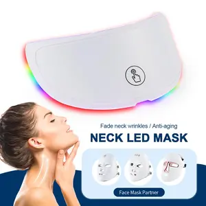 Neck LED Mask 7 Colors Photon Anti-Wrinkle Skin Brightening Neck Beauty Mask Skin Tightening massage