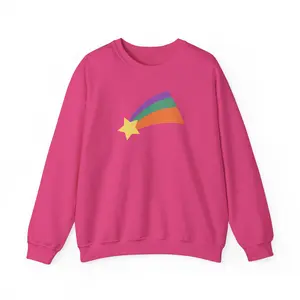 Shooting Star Sweater Mabel Sweatshirt Gravityy Fallss Sweatshirt Classic Collar