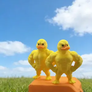 Muscle Duck Desk Decor, Funny Gift Idea, Fitness Toy, Tiktok Trend, Cute Desktop Ornament, Unique Shop, Gift Inspiration