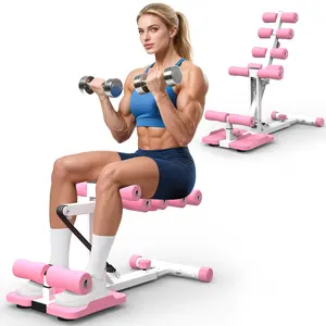 【Hufaut】Deep Squat Machine, Home-Glutes Trainer Machine with Resistance Bands Squat Assist Trainer for Core & Legs Workout Ideal for Home Gym, Apartment & Office