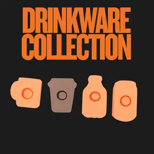 DRINKWARE COLLECTION Cutter and Stamp PRV - Eco-friendly Food-safe PLA  Made in USA