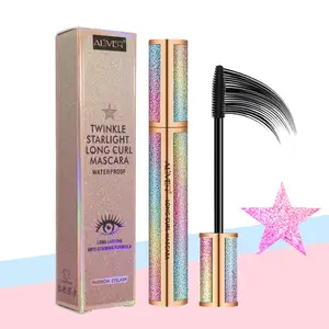 Aliver 4D Starry Silk Fiber Mascara, get Buildable Volume and Length for Bold, Separated Lashes, for 24hours