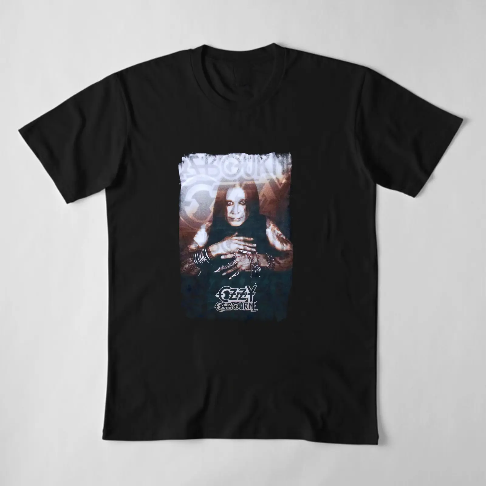 Ozzy Osbourne T-shirt, Ozzy Osbourne All The Jewelry Heavy Metal 