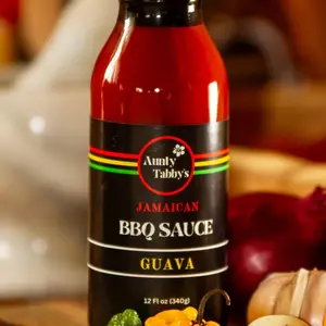 Aunty Tabby's Jamaican Guava BBQ Sauce (Gluten-free) - Authentic Jamaican Flavor for Your Grilling Experience - Dip