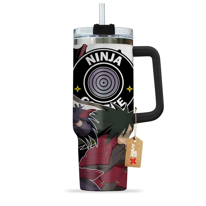 Custom Name Naruto Shippuden Madara Uchiha - Personalized 40oz Tumbler Cup
