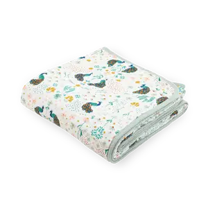 Original Cotton Muslin Quilt - Peacock